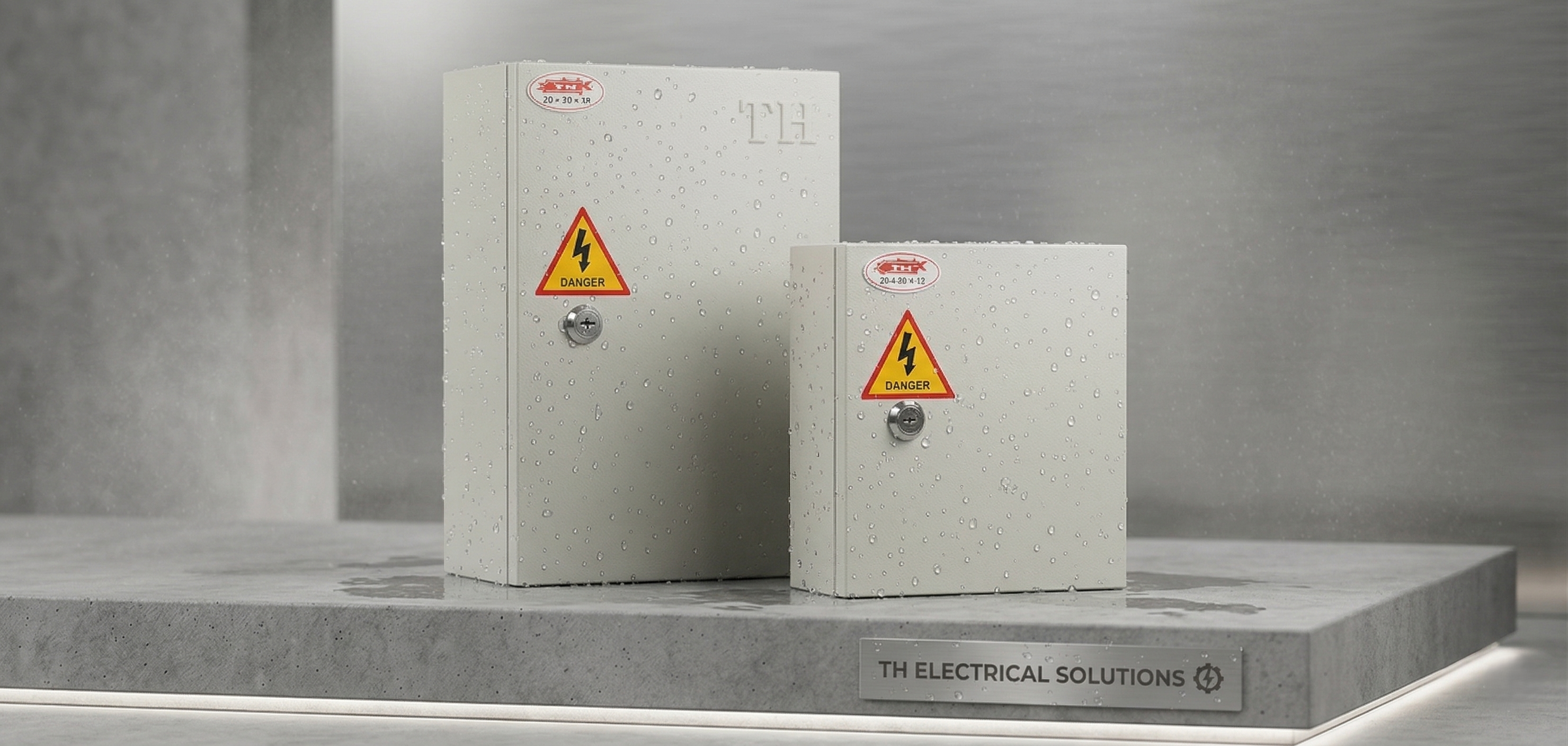 Vỏ tủ điện kính nước